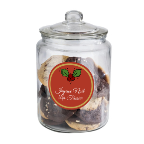Barattolo personalizzato per dolcetti di Natale Barattolo personalizzato per dolcetti di Natale