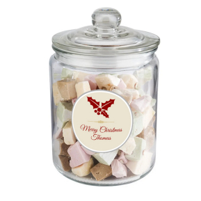 Barattolo per dolci di Natale personalizzato Barattolo per dolci di Natale personalizzato
