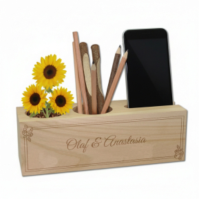 Organizer scrivania ecologico personalizzato Amore Organizer scrivania ecologico personalizzato Amore