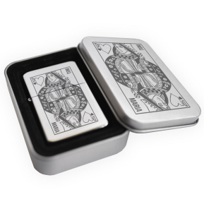 Accendino antivento personalizzato Carta da poker Accendino antivento personalizzato Carta da poker