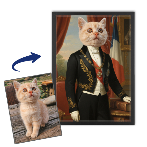 Ritratto stravagante del vostro animale domestico Ritratto stravagante del vostro animale domestico