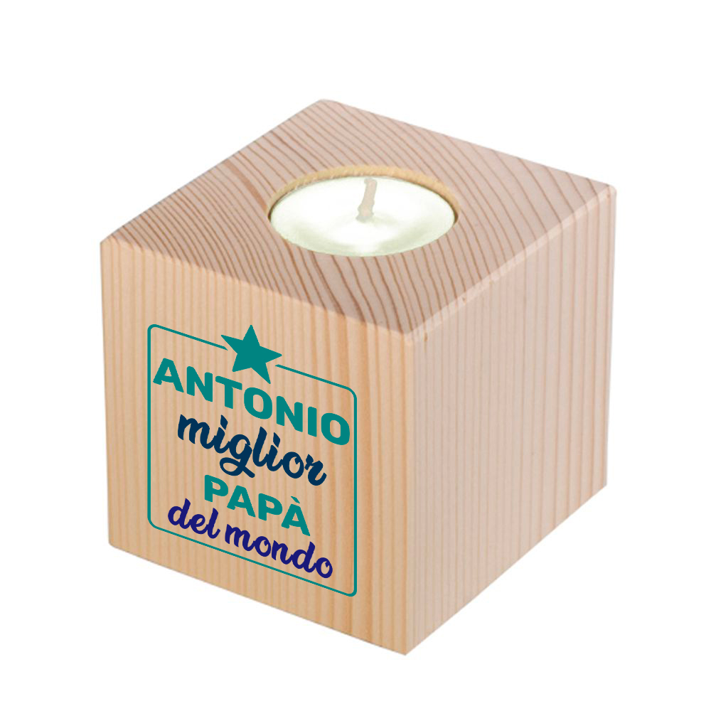 Portacandele stampato