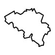 Mappa Belgio