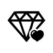 Diamante cuore