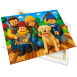 Tela canvas con telaio in legno