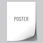 Poster carta semilucida 160g/m²