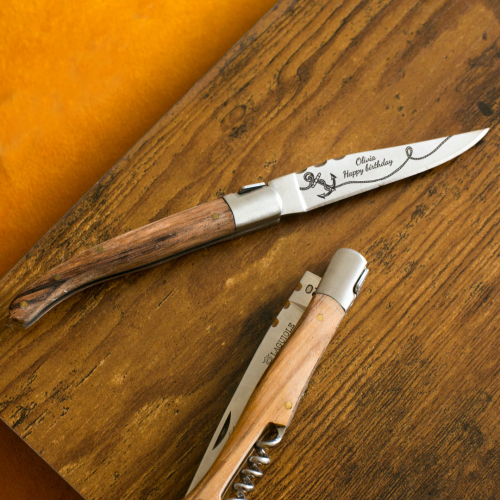 Coltello Laguiole personalizzato mare