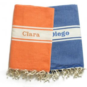 Telo mare leggero fouta personalizzato