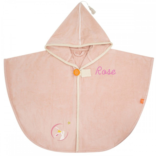 Asciugamano cappuccio rosa