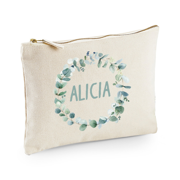 Astuccio personalizzato con corona vegetale