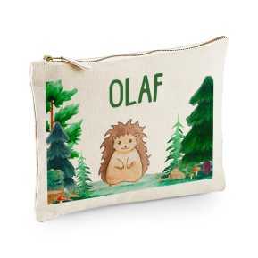 Astuccio personalizzato in cotone ispirato alla foresta