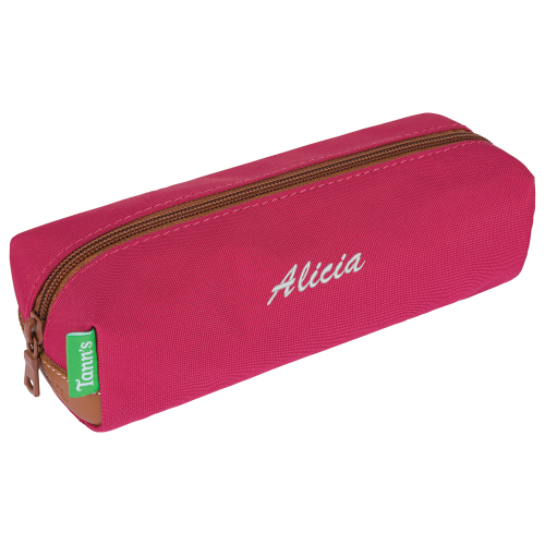 astuccio scuola fucsia con nome