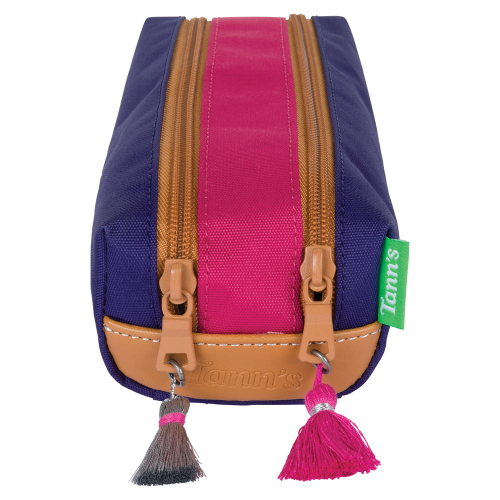 Astuccio scuola con zip doppia personalizzato