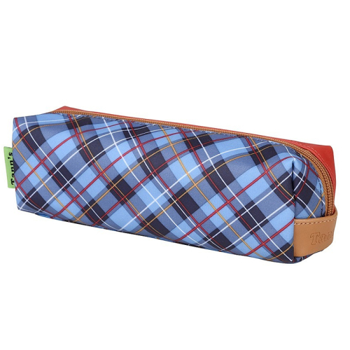 Astuccio Tann's tartan rosso personalizzabile