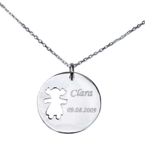 Ciondolo bambina personalizzabile