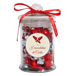 Barattolo per dolci di Natale personalizzato Barattolo per dolci di Natale personalizzato