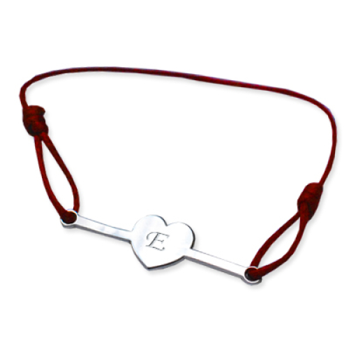 Bracciale barretta cuore
