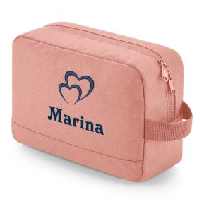 Pochette Beauty Case in Tessuto Personalizzata con Nome e Iniziale - Idea  Regalo per Lei, per Addio al Nubilato