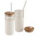 Bicchiere personalizzabile eco bianco