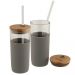Bicchiere personalizzabile eco grigio