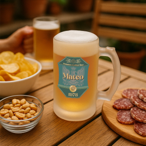 Boccale da birra personalizzato con motivo dell'Aquila Reale