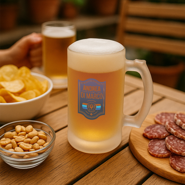 Boccale birra tedesco personalizzato nome