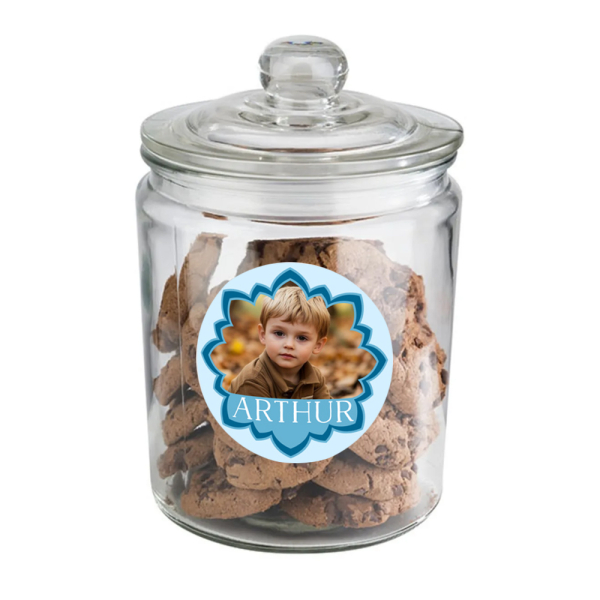 Barattolo di vetro personalizzato caramelle