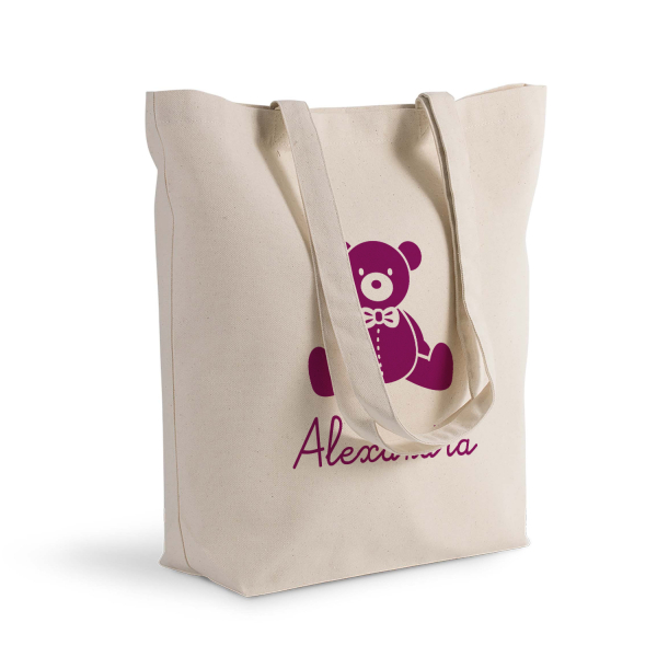 Tote bag personalizzata shopper design bambini