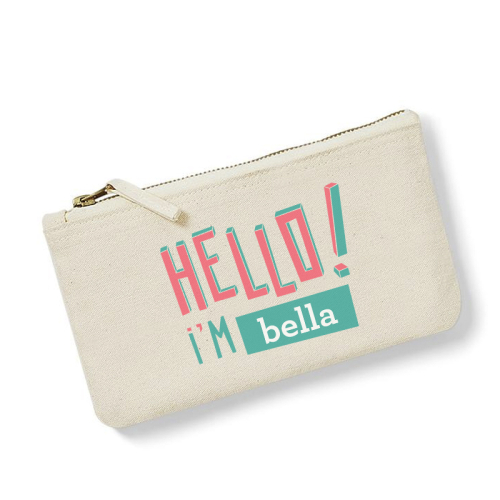 Borsello personalizzato matite hello