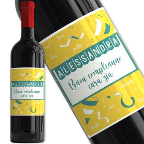 Vino con etichetta personalizzata Celebration