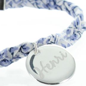 Braccialetto personalizzato liberty treccia Braccialetto personalizzato liberty treccia