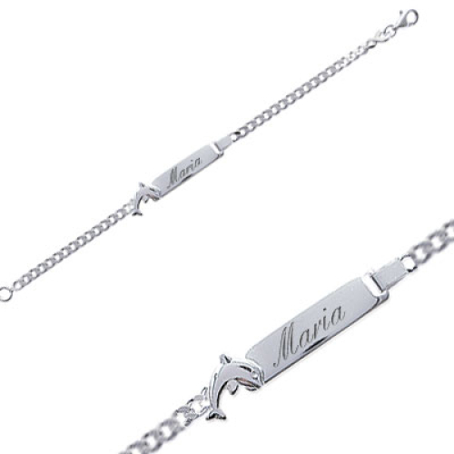 Bracciale delfino personalizzato