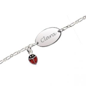 Braccialetto coccinella personalizzato Braccialetto coccinella personalizzato