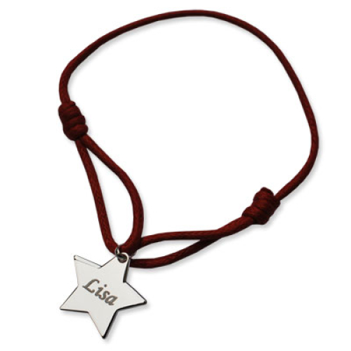 Bracciale stella personalizzato