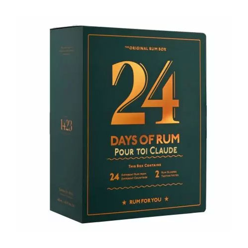 Calendario dell'avvento dei rum personalizzato