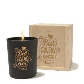 Candela festa del papà personalizzata