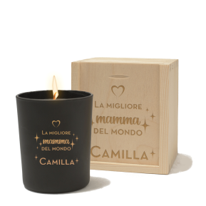 Candela festa della mamma personalizzata