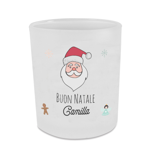 Candela di Natale trasparente