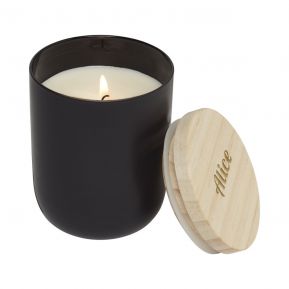 Candela con coperchio in legno personalizzato Candela con coperchio in legno personalizzato