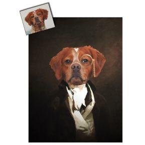 Ritratto cane opera d'arte personalizzato