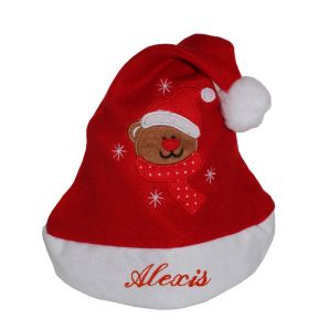 Cappello Babbo Natale bambino con nome