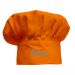 Cappello chef personalizzato bambino arancione