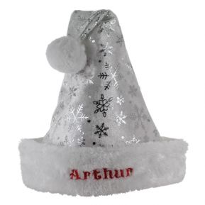 Cappello babbo Natale bambino con i fiocchi