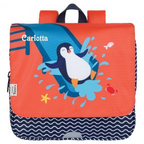 Cartella asilo personalizzabile Tann's - Pinguino