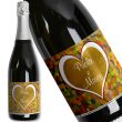 Champagne personalizzato san Valentino