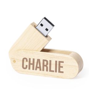 Chiavetta USB 16GB in legno personalizzata