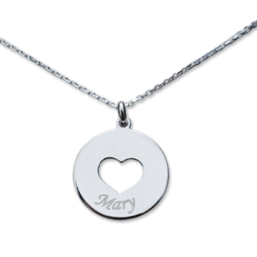 Ciondolo cuore personalizzato
