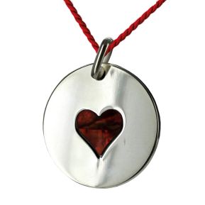 Ciondolo cuore di madreperla personalizzato Ciondolo cuore di madreperla personalizzato