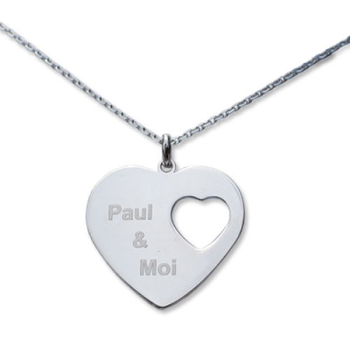 Ciondolo cuore personalizzato