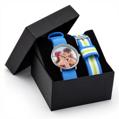 Cofanetto orologio NATO azzurro